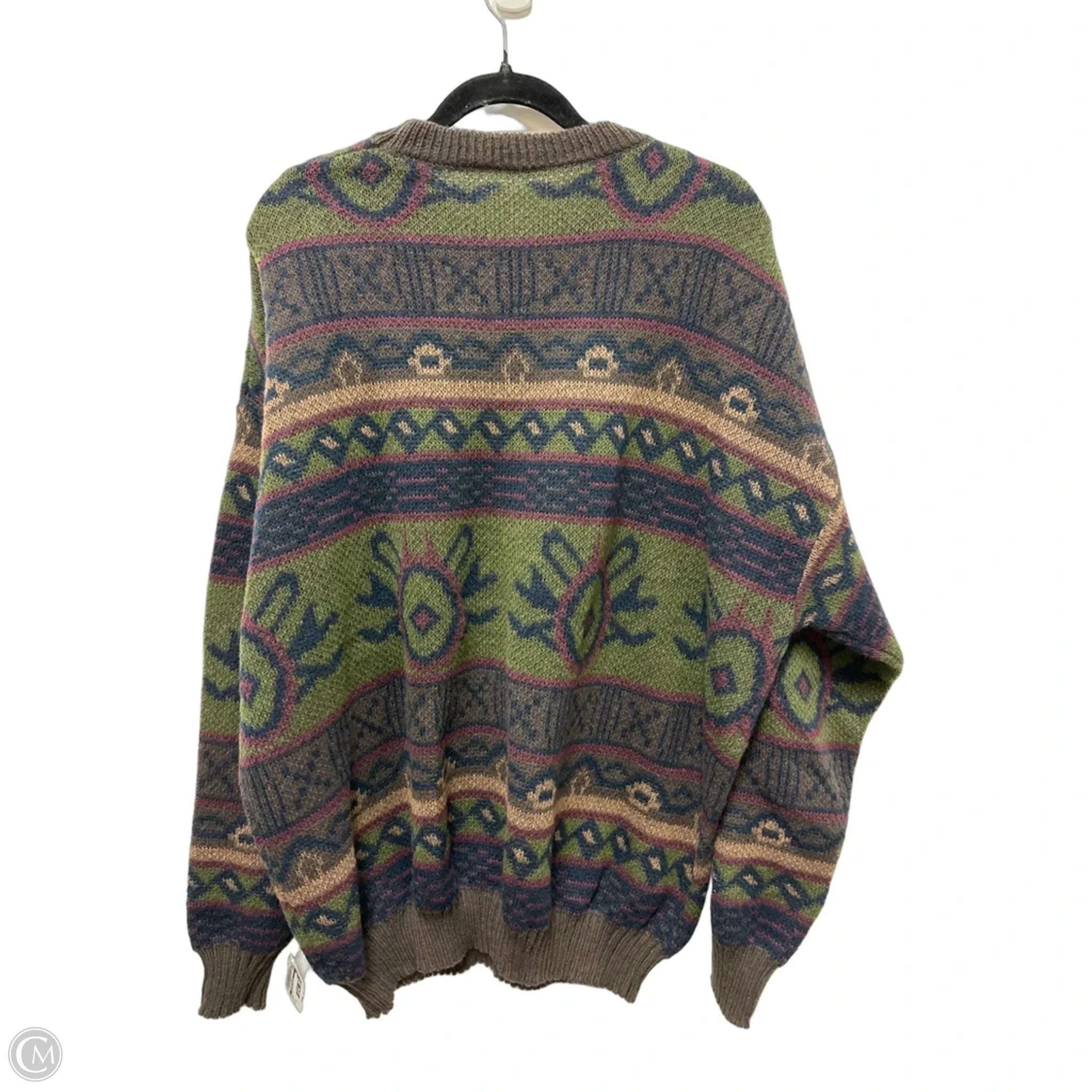 Sweater By Clothes Mentor In Green, Size: 1x
