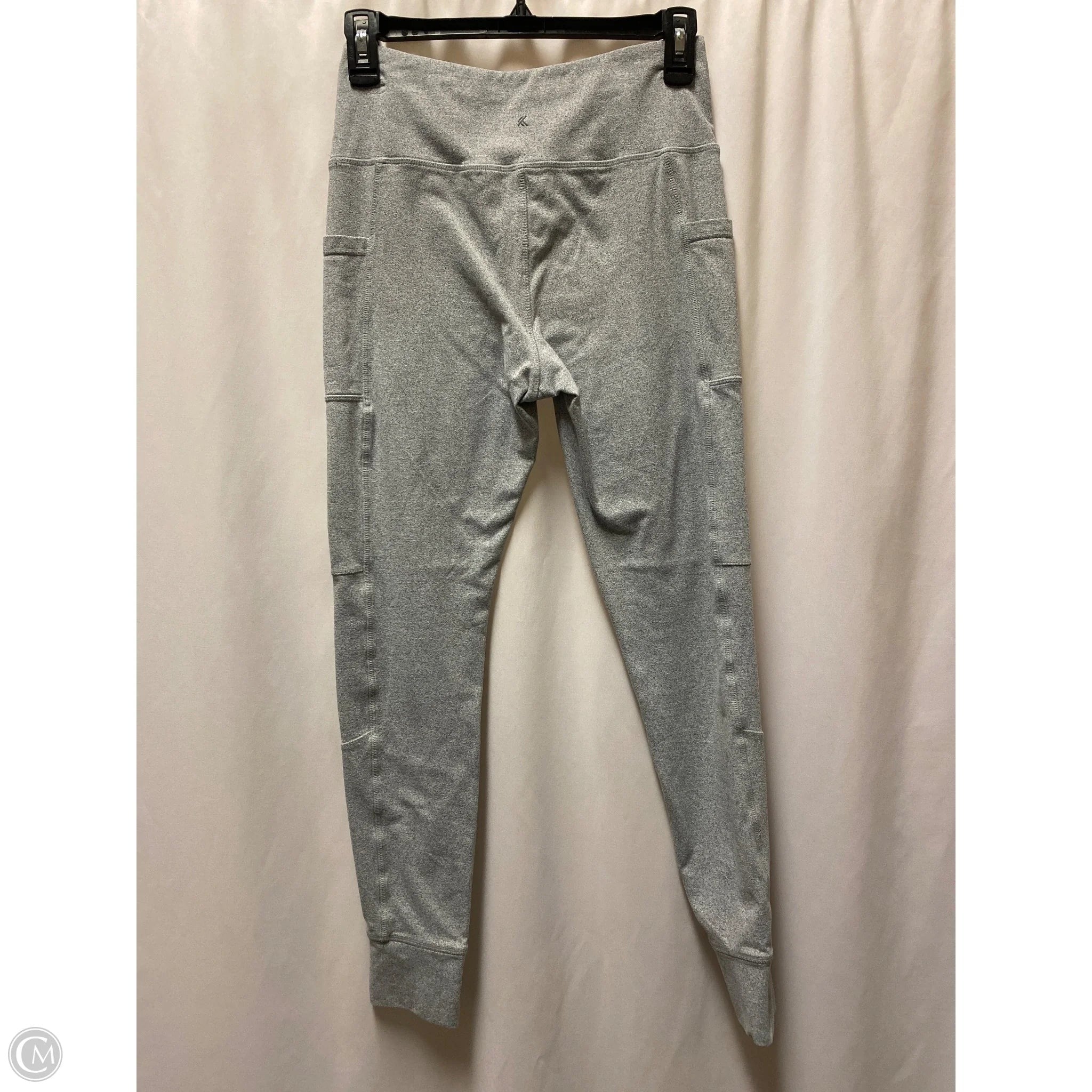 Athletic Leggings By Kyodan In Grey, Size: S
