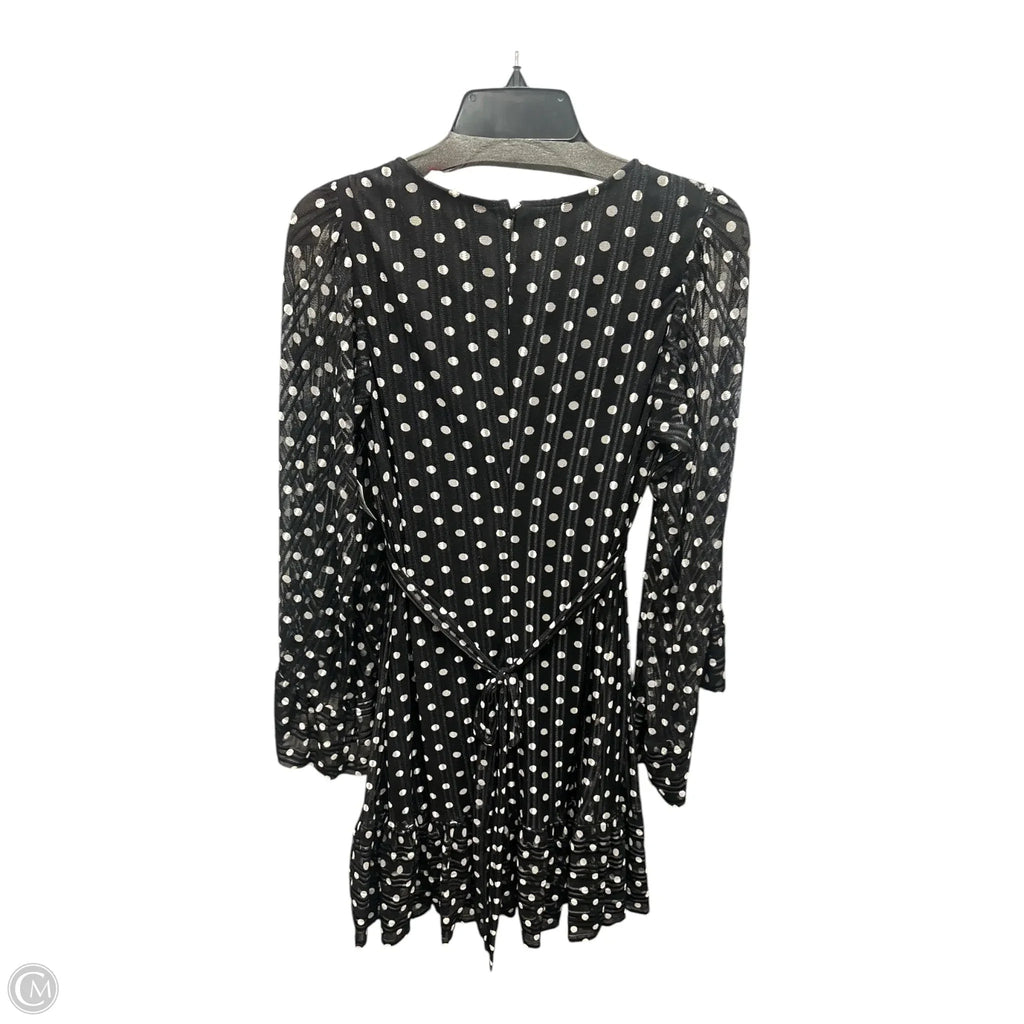 Dress Casual Midi By Betsey Johnson In Polkadot Pattern, Size: 4