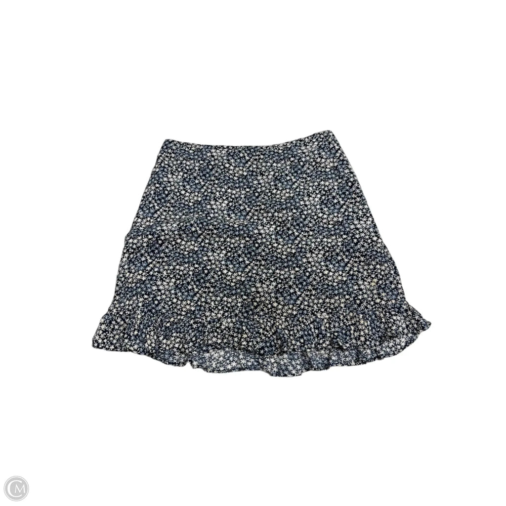 Skirt Mini & Short By Abercrombie And Fitch In Blue, Size: S