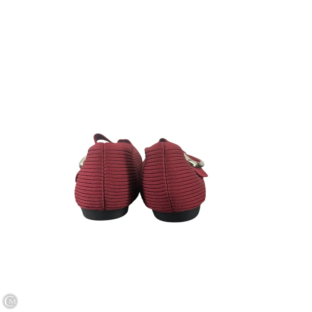 Shoes Flats By Clothes Mentor In Maroon, Size: 8