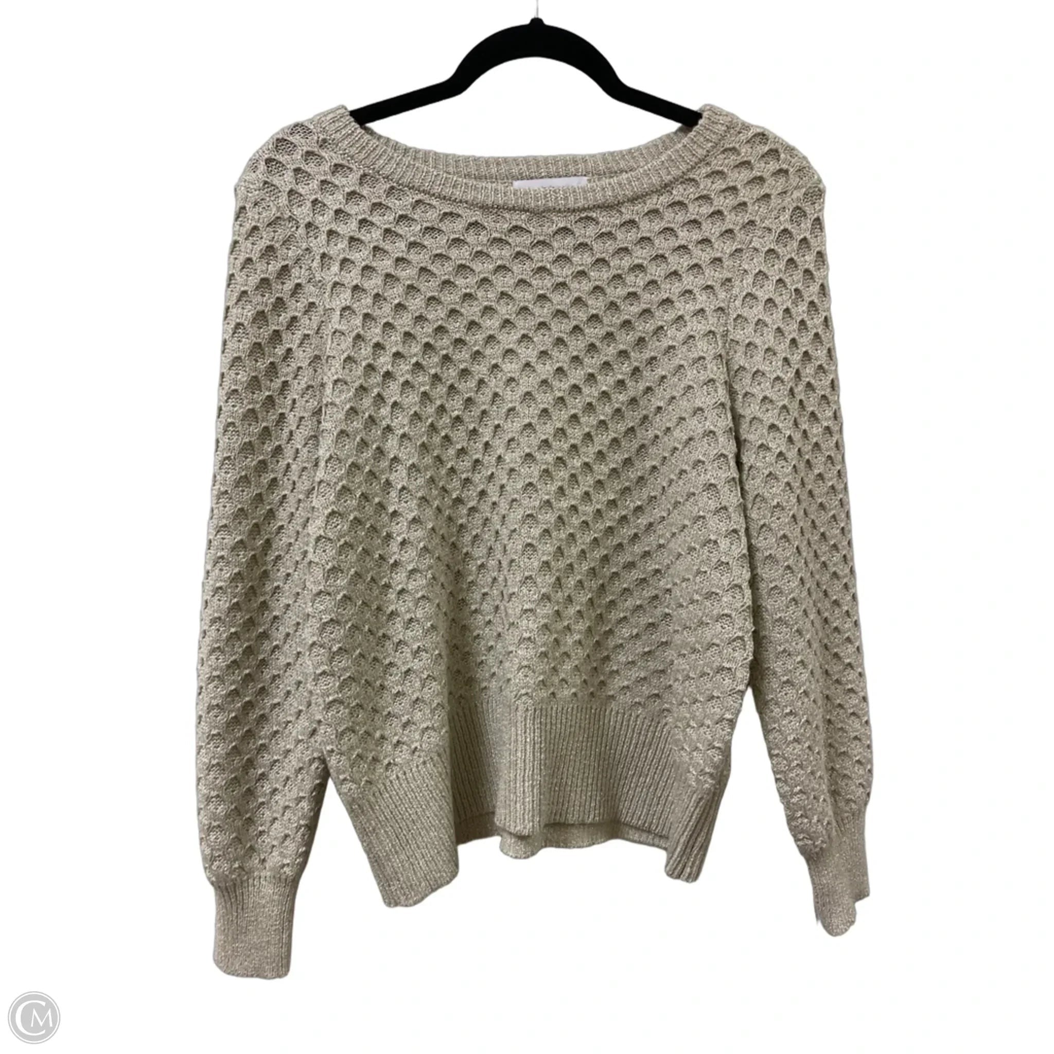Sweater By Liz Claiborne In Gold, Size: Lp