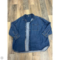 Jacket Shirt By Old Navy In Blue Denim, Size: 2x