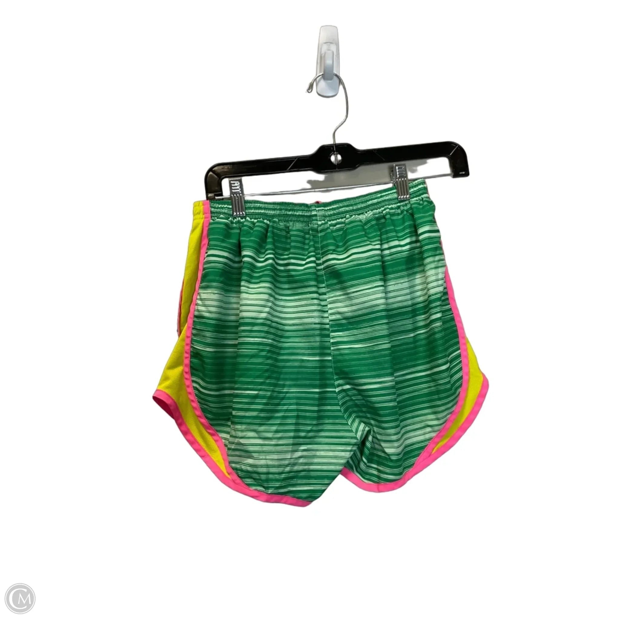 Athletic Shorts By Nike In Green, Size: M