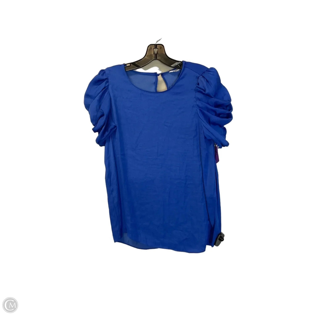 Top Short Sleeve By Naked Zebra In Blue, Size: S