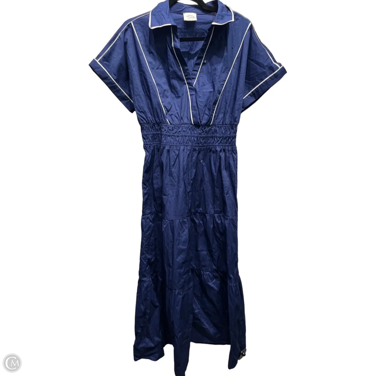 Dress Casual Midi By Clothes Mentor In Navy, Size: S