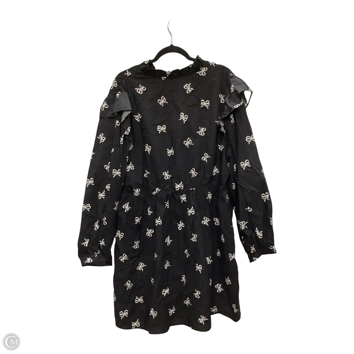 Dress Casual Short By Clothes Mentor In Black & White, Size: 2x
