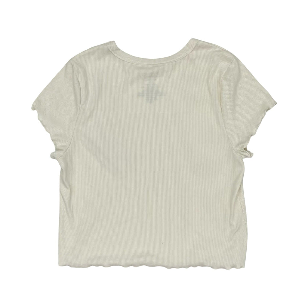 Top Ss By Rebel In Cream, Size:2X