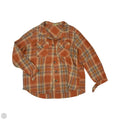 Top Long Sleeve By Democracy In Orange, Size: L