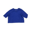 Top 3/4 Sleeve By Lands End In Blue, Size:3X