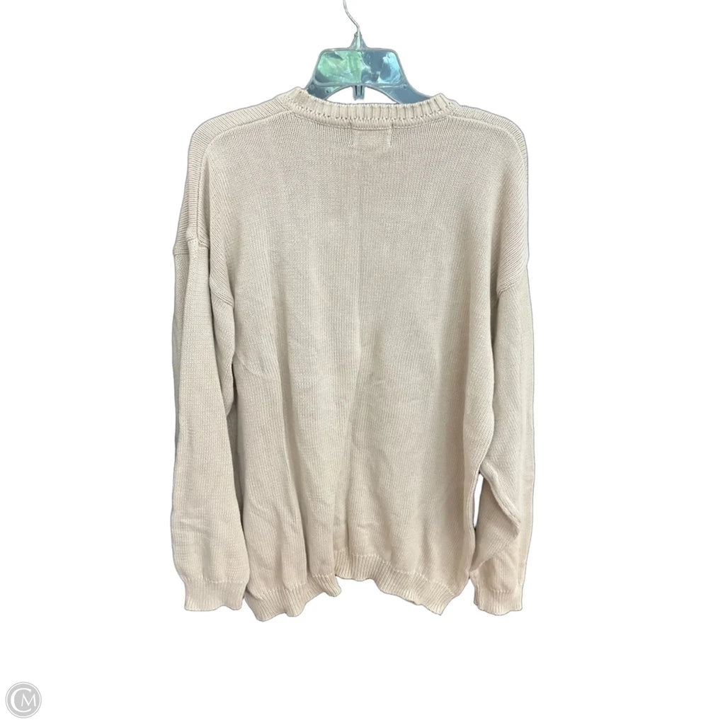Sweater By Pendleton In Cream, Size: Xl