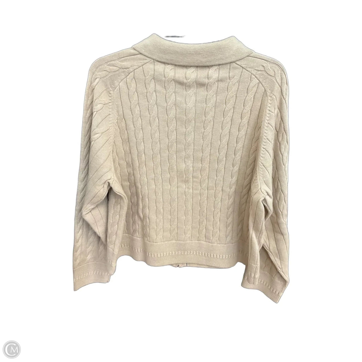 Cardigan By Talbots In Tan, Size: Xlp