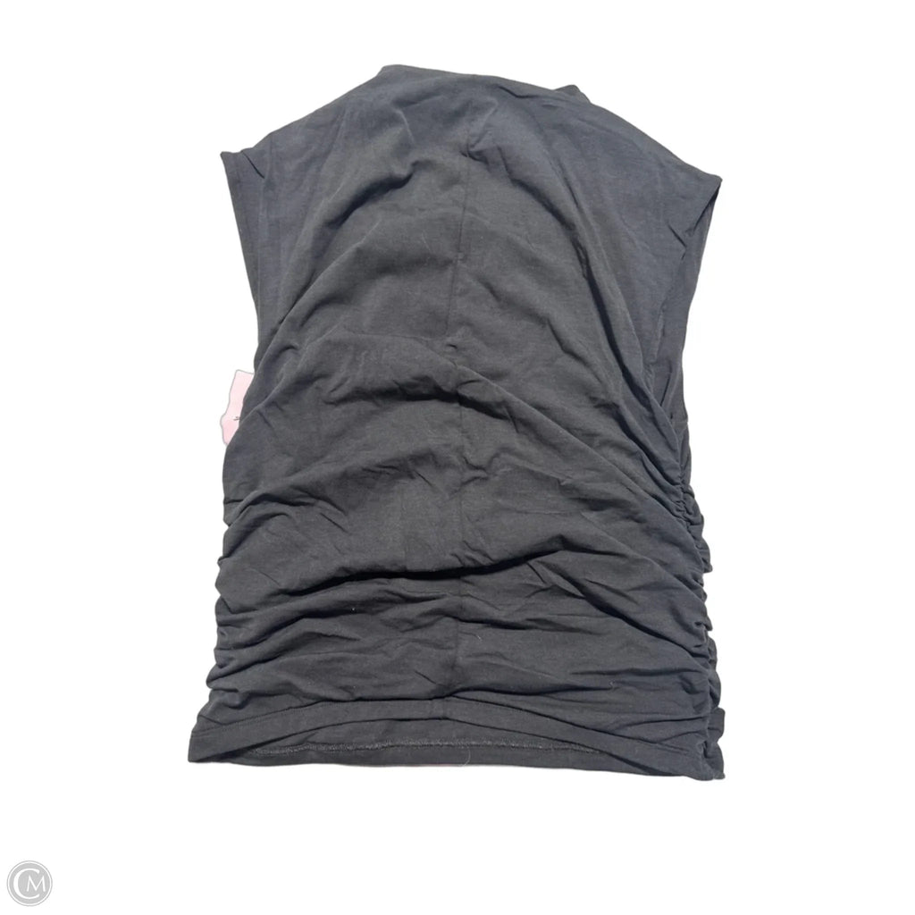 Top Short Sleeve By Abercrombie And Fitch In Black, Size: M