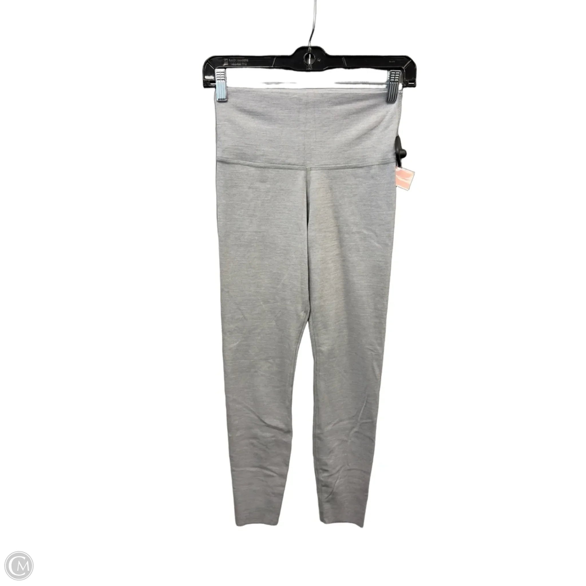 Athletic Leggings By Nike In Grey, Size: Sp
