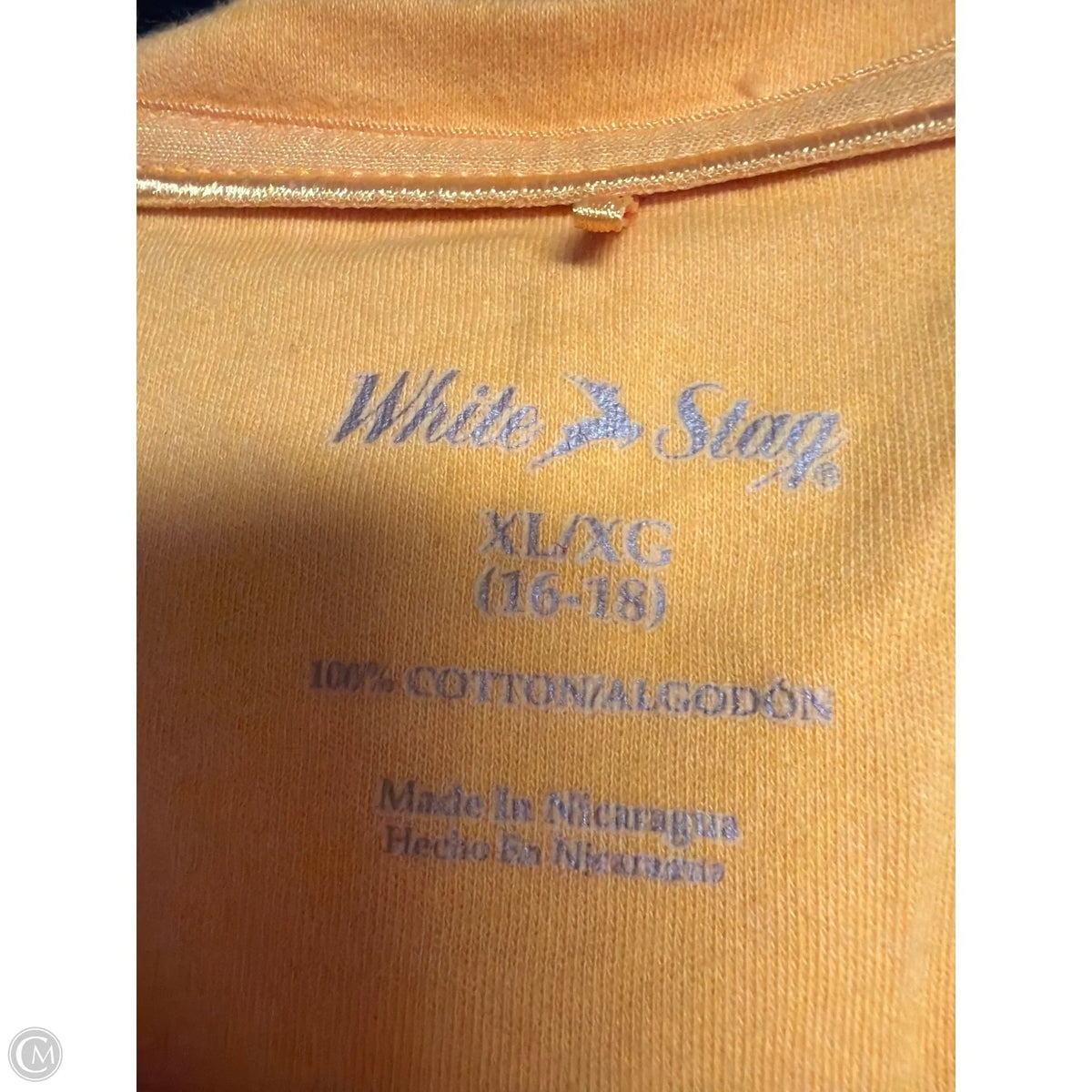 Top Short Sleeve By White Stag In Yellow, Size: Xl