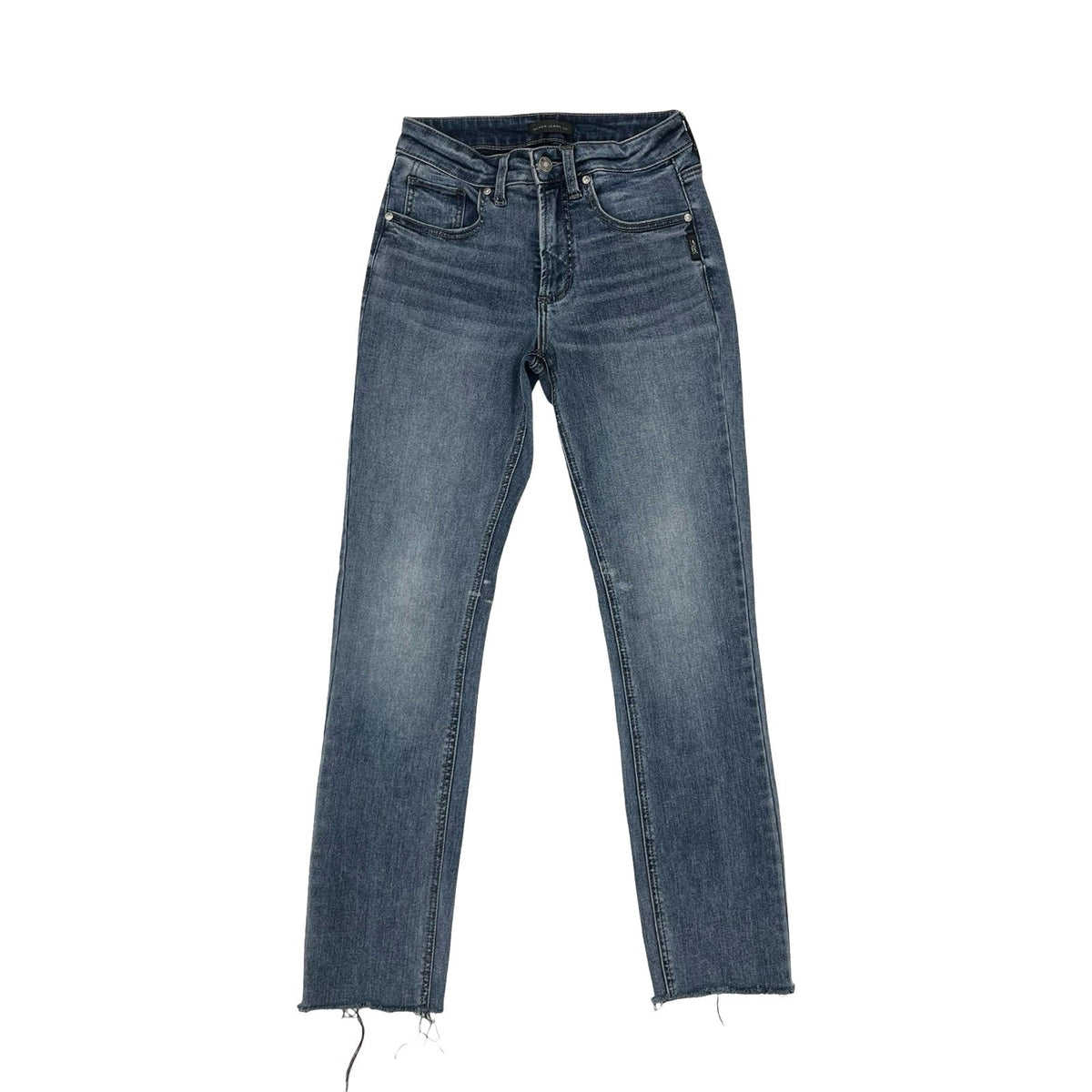 Jeans Straight By Silver In Blue Denim, Size:2