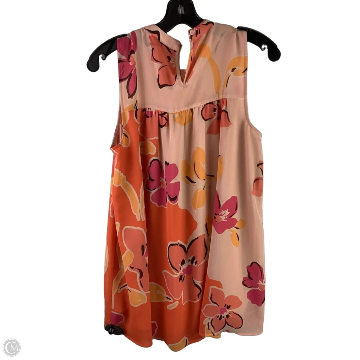 Top Sleeveless By Dr2 In Floral Print, Size: S