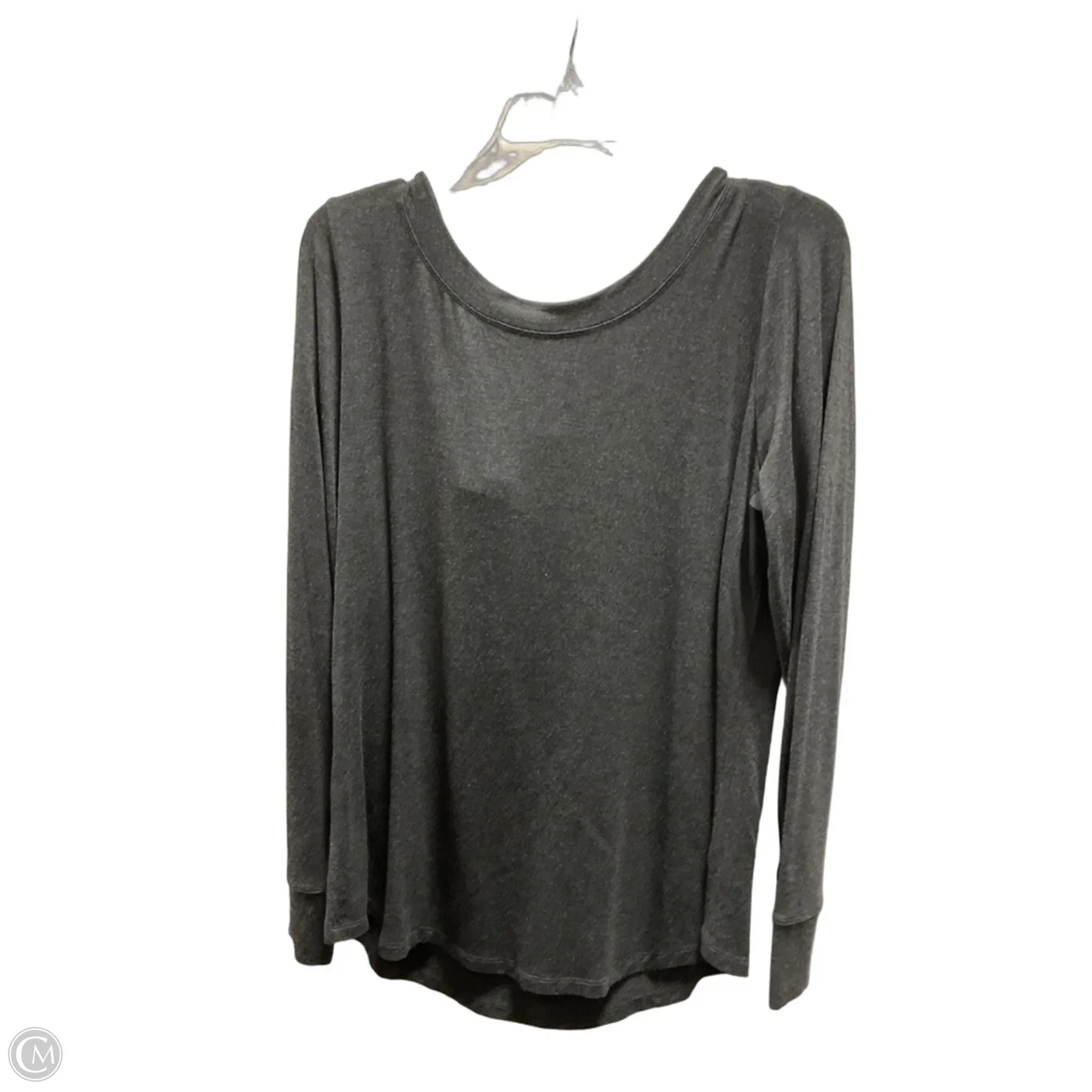 Top Long Sleeve By Cabi In Grey, Size: M