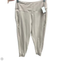 Athletic Pants By 90 Degrees By Reflex In Taupe, Size: S