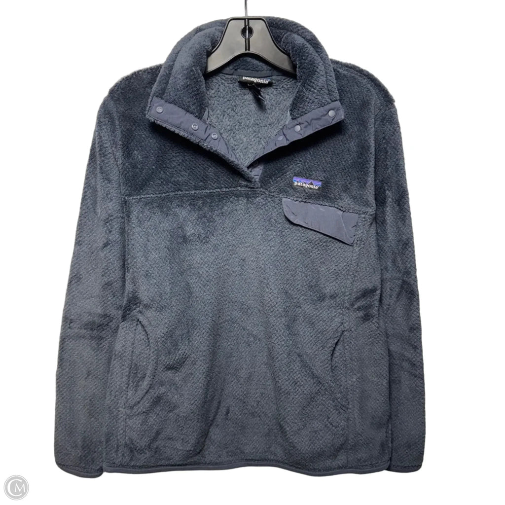 Jacket Fleece By Patagonia In Blue, Size: L