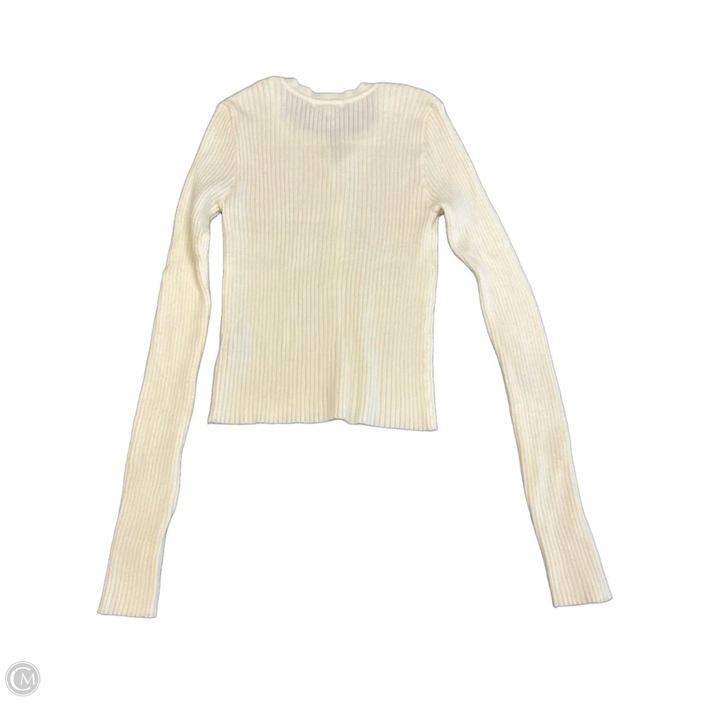 Top Long Sleeve By Z Supply In White, Size: Xs
