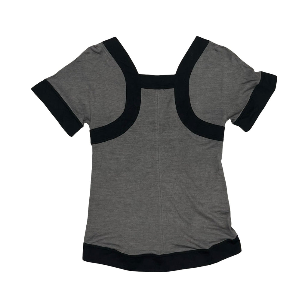 Top Ss Designer By Marc By Marc Jacobs In Black & Grey, Size:Xs