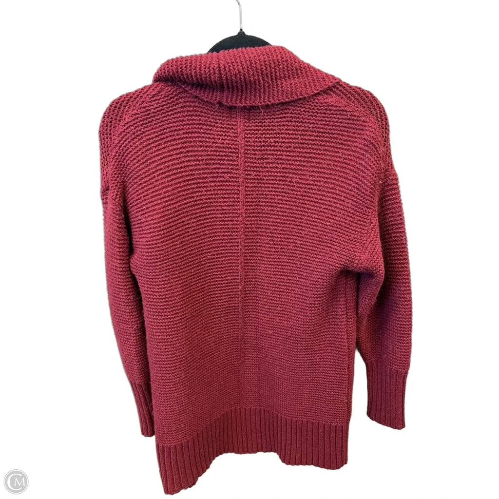 Sweater Cardigan By A New Day In Red, Size: S