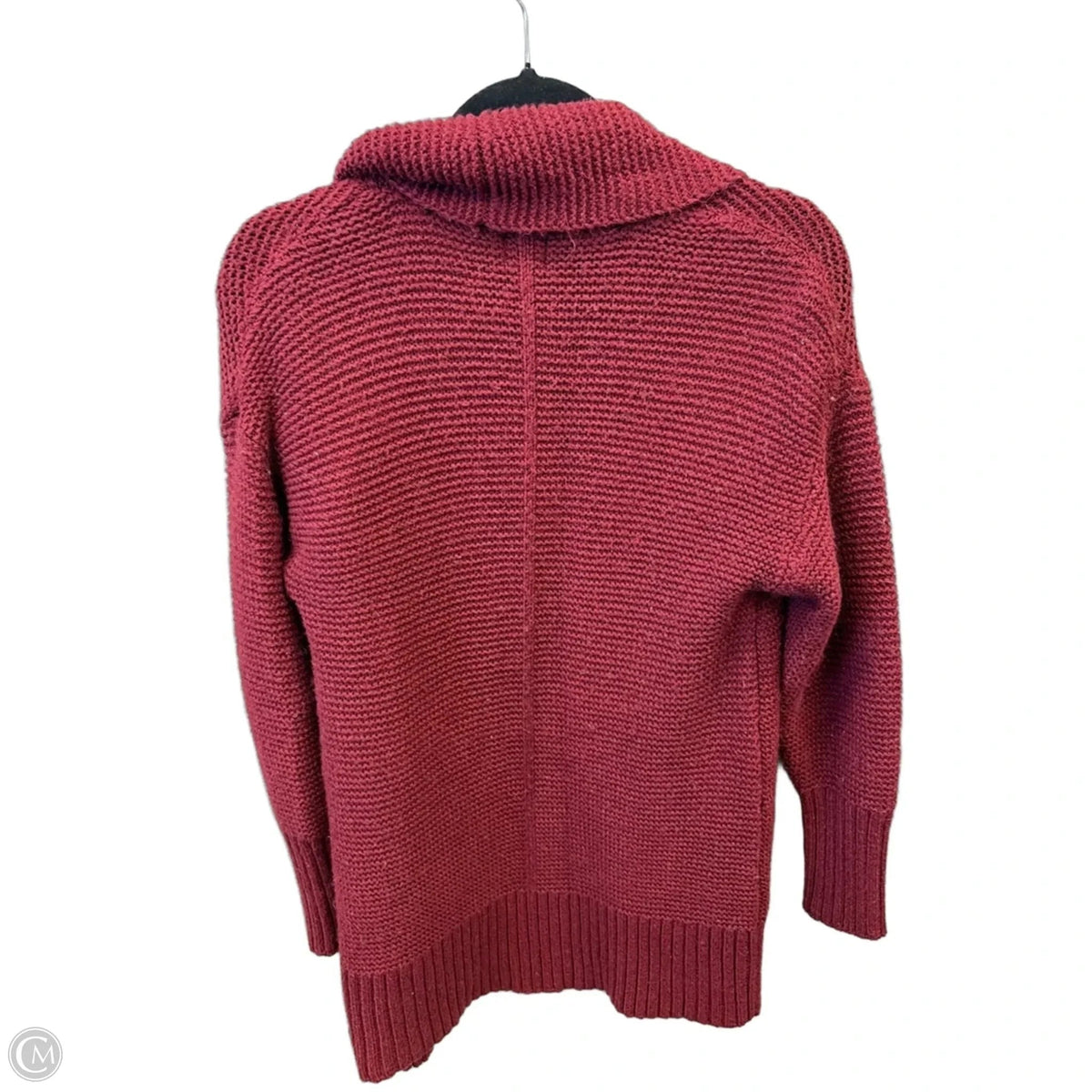 Sweater Cardigan By A New Day In Red, Size: S