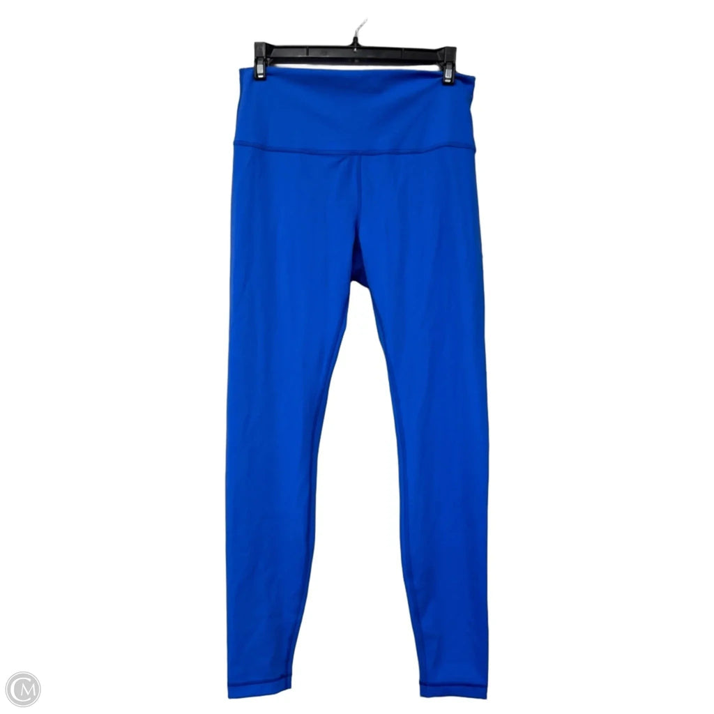 Athletic Leggings By Lululemon In Blue, Size: 10
