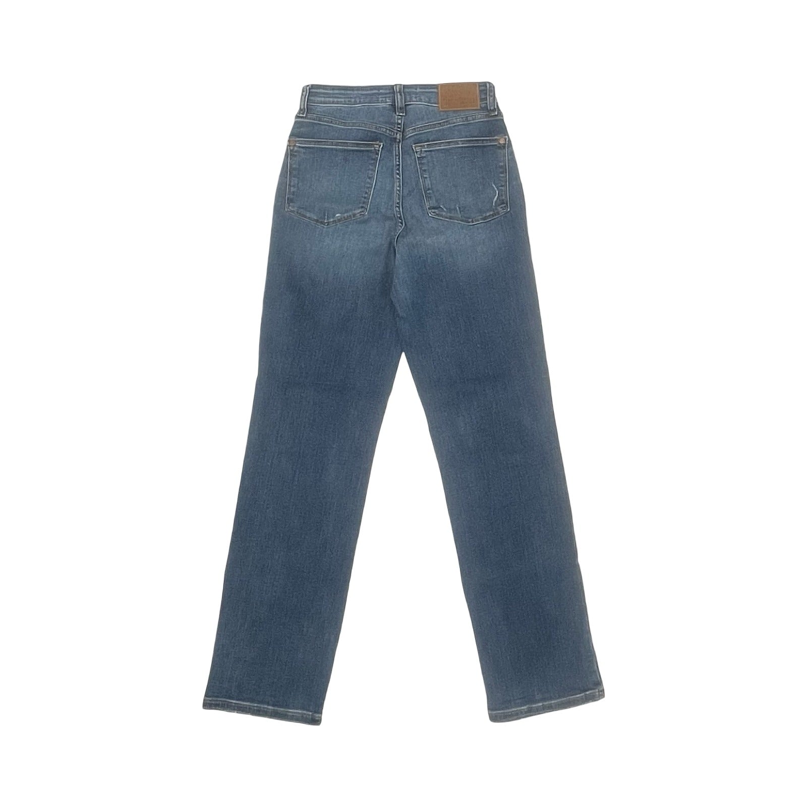Jeans Straight By Levis In Blue Denim, Size:12