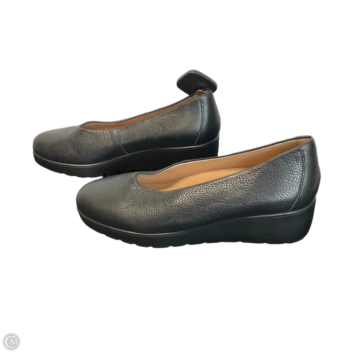 Shoes Heels Wedge By Clothes Mentor In Black, Size: 7