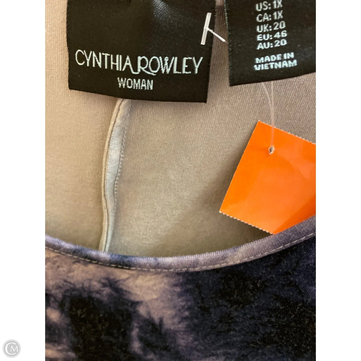 Dress Casual Midi By Cynthia Rowley In Blue, Size: 1x