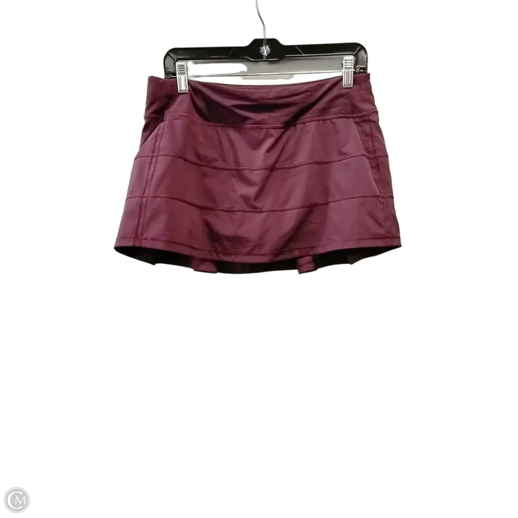 Athletic Skirt By Lululemon In Purple, Size: 8