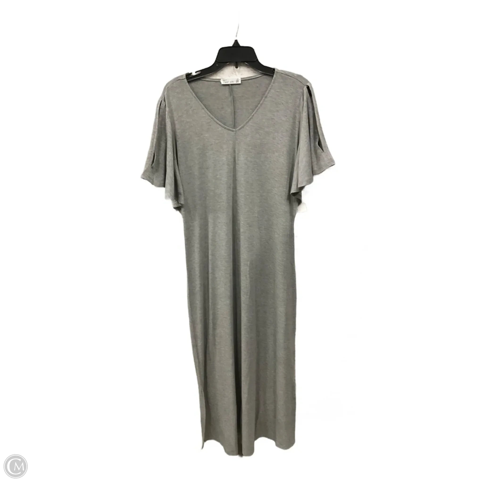 Dress Casual Maxi By 89th And Madison In Grey, Size: L