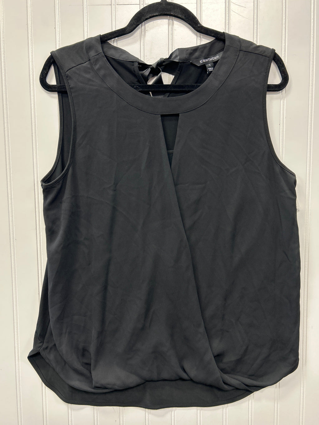 Blouse Sleeveless By 41 Hawthorn In Black, Size:L