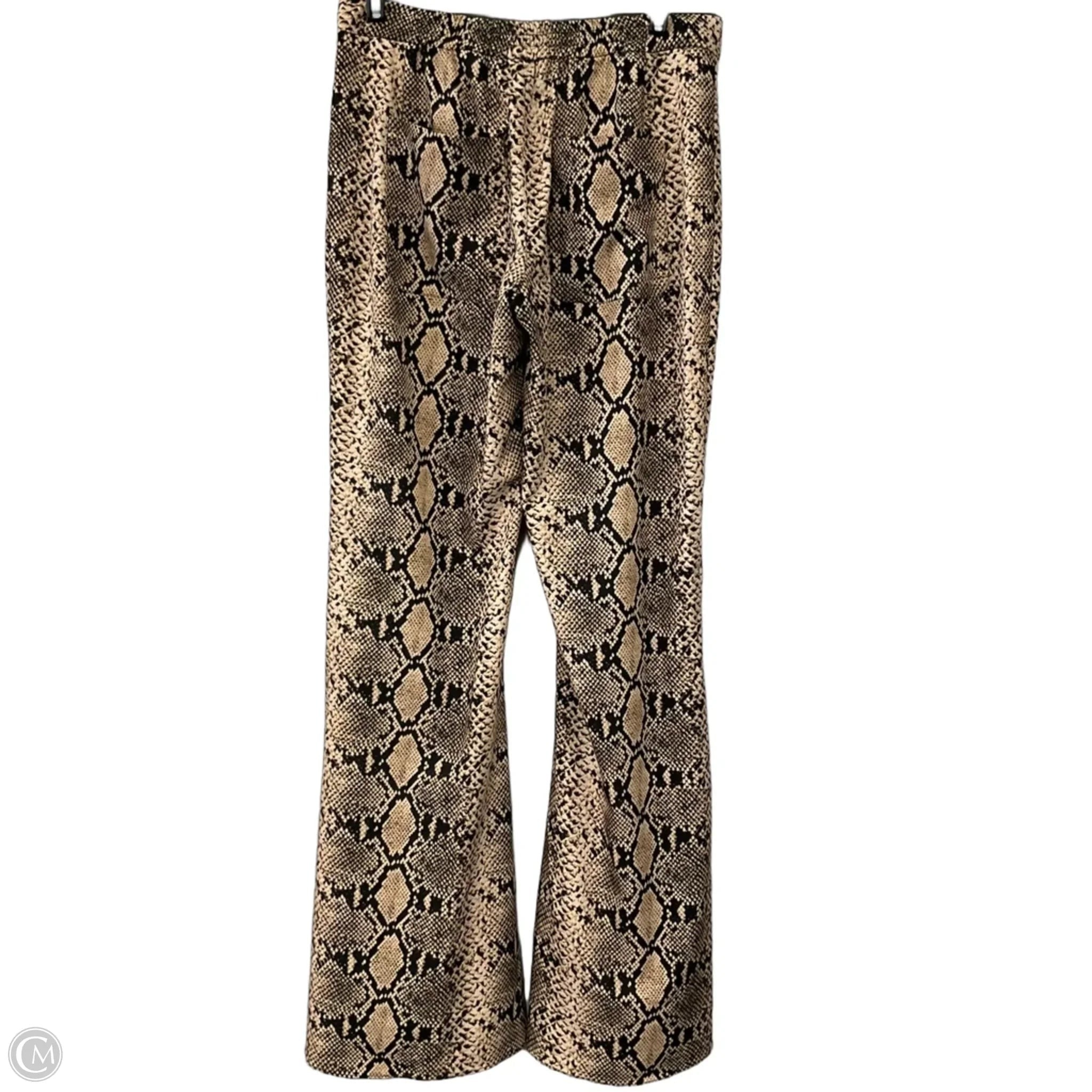 Pants Other By Zara In Snakeskin Print, Size: S