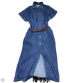 Dress Casual Maxi By Zara In Blue Denim, Size: S