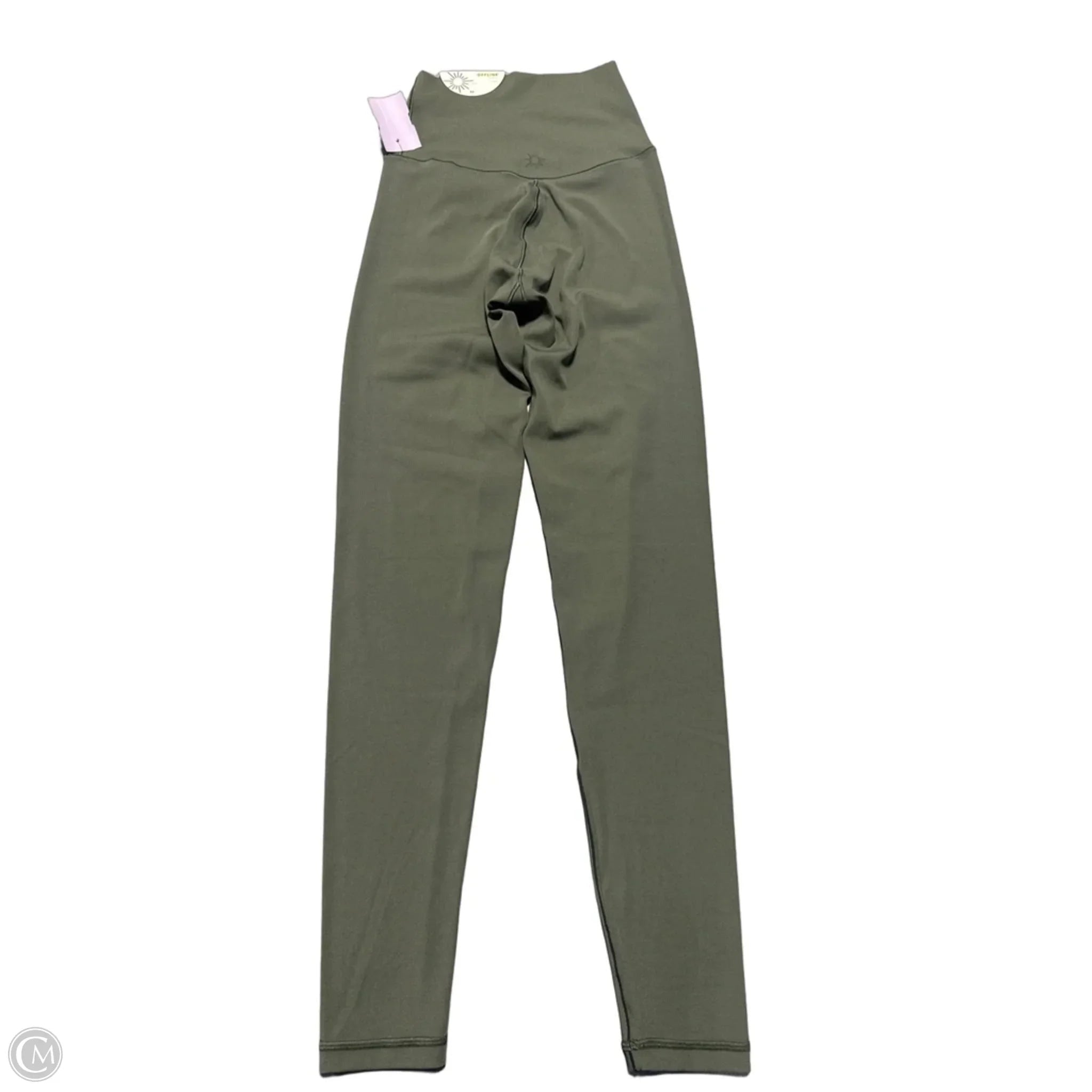 Athletic Leggings By Aerie In Green, Size: Xs