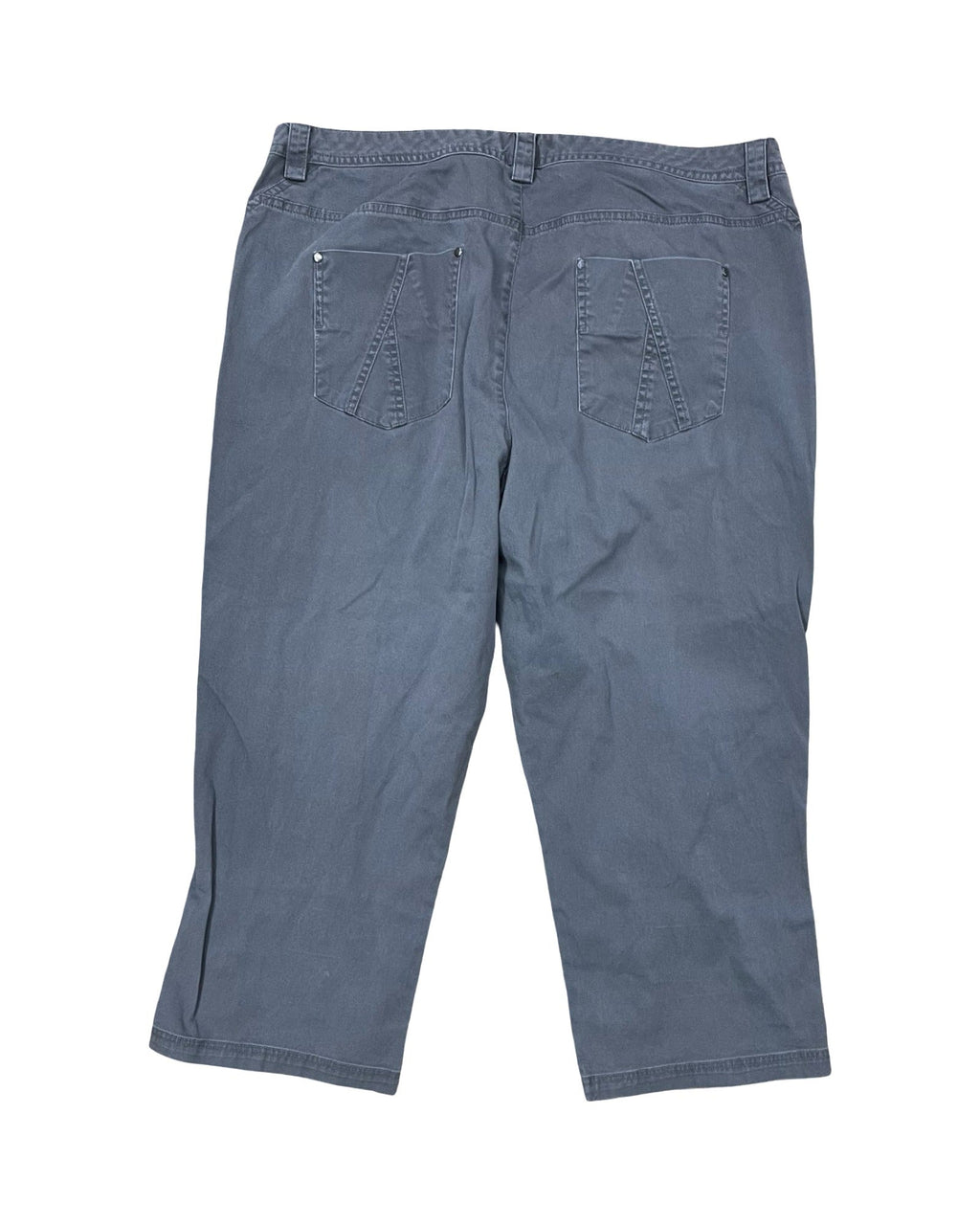 Jeans Cropped By Tribal In Grey, Size:14