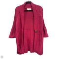Sweater Cardigan By Orvis In Pink, Size: Xl