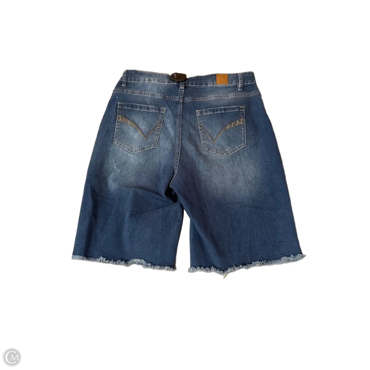 Shorts By Suzanne Betro In Blue Denim, Size: 14