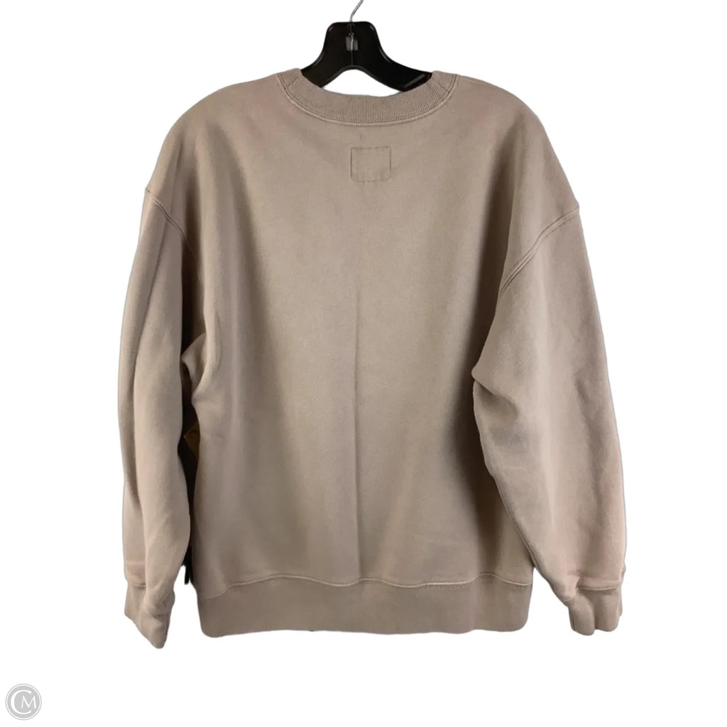 Sweatshirt Crewneck By Abercrombie And Fitch In Brown, Size: M