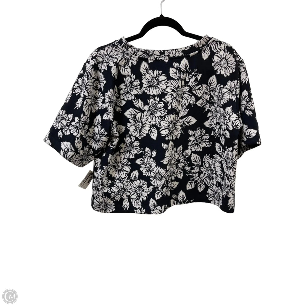 Top Short Sleeve By Maeve In Floral Print, Size: L