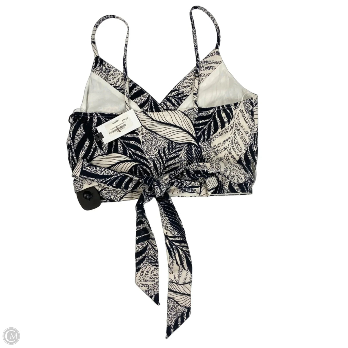Top Sleeveless By Astr The Label In Black & White, Size: S