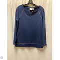 Top Long Sleeve By Chicos In Navy, Size: S