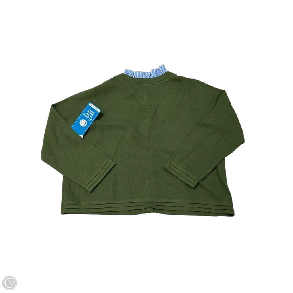 Sweater By Free Assembly In Green, Size: Xl