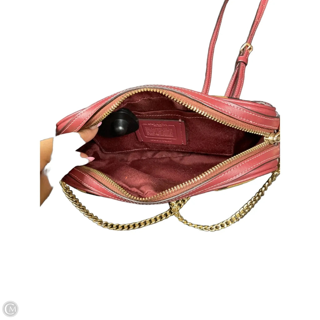 Crossbody Designer By Coach, Size: Small
