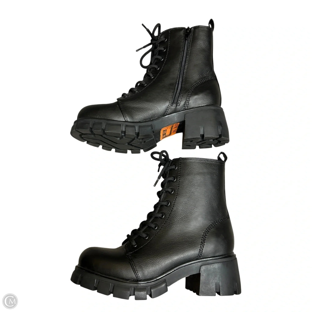 Boots Combat By Mia In Black, Size: 7