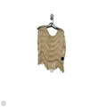 Top Short Sleeve By Anthropologie In Cream, Size: Osfm