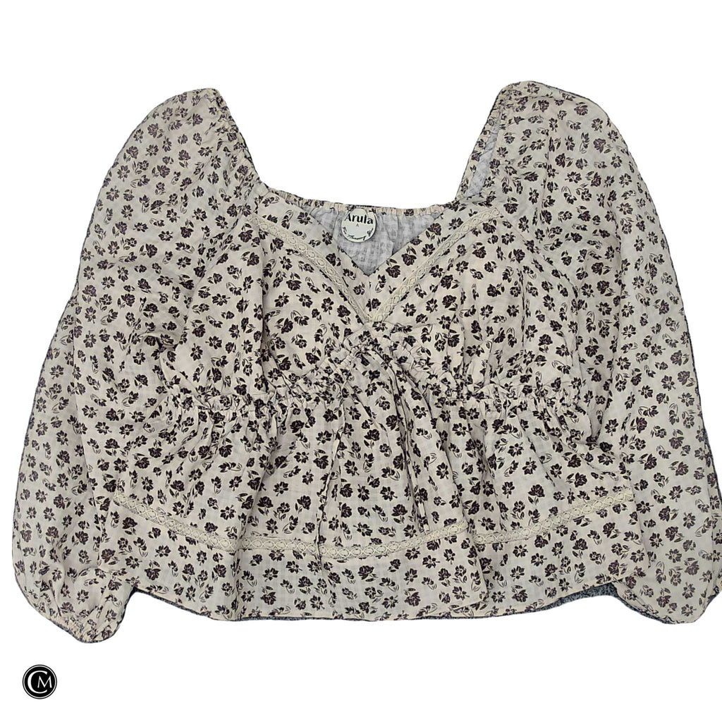 Top Ls By Arula In Brown & Cream, Size: 1x